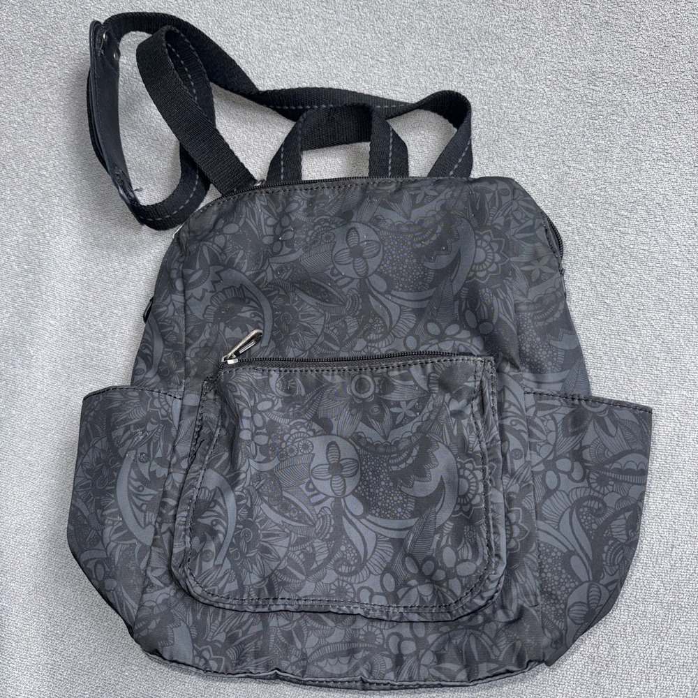 Sakroots Women's Backpack Bag Loyola Adjustable Black Spirit Desert Eco Twill